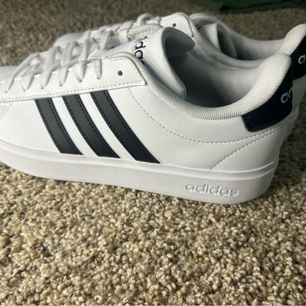 Adidas White and Black Sneakers